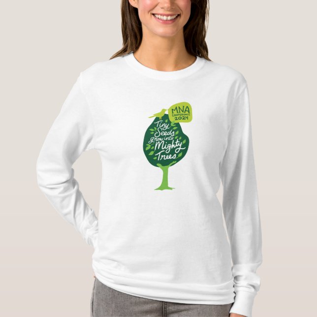 Womens Longsleeve Tshirt MNA 2024 T Shirt (Framsida)