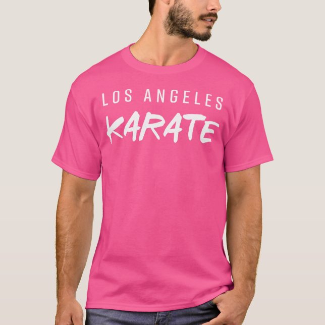 Womens Los Angeles Karate T Shirt (Framsida)