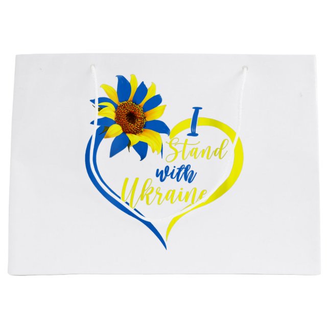Womens Love Heart Ukraine Sunflower Ukrainian I St (Framsidan)