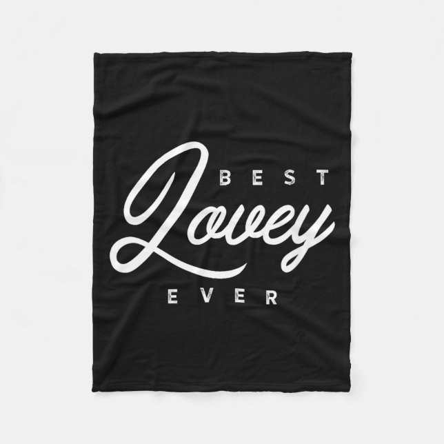 Womens Lovey Design_ Lovey Ever V-neck  Fleecefilt (Framsidan)