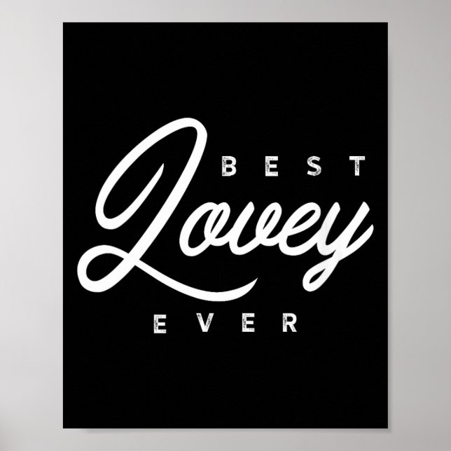 Womens Lovey Design_ Lovey Ever V-neck  Poster (Framsidan)