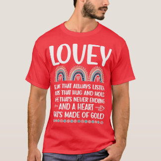 Womens Lovey Grandmor Apprecition Lovey Grandm T Shirt