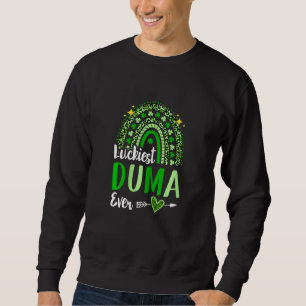 Womens Luckiest Duma All Rainbow Grönt Leopard St Lång Ärmad Tröja