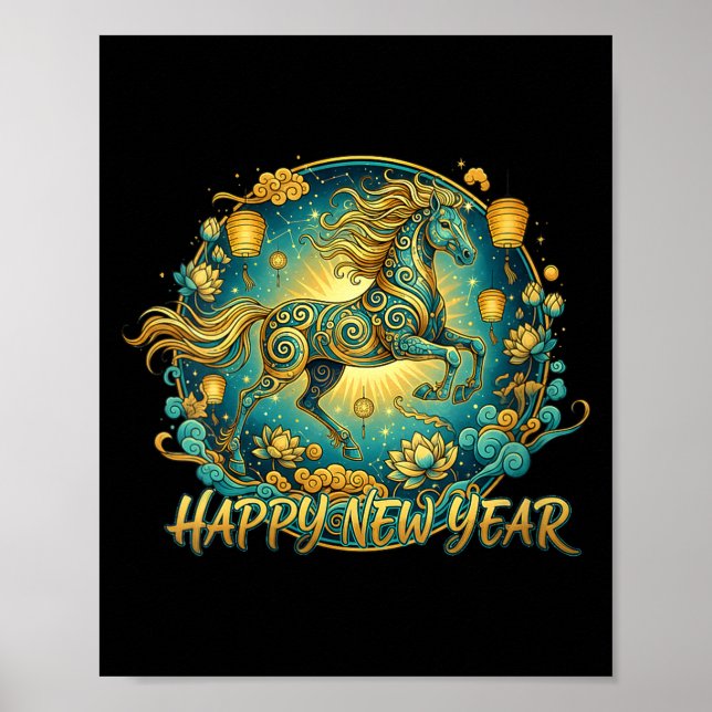 Womens Lunar New Year Happy Chinese New Year Of Th Poster (Framsidan)