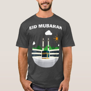 Womens Lycklig Eid Mubarak 2023 AlFitr AlAdha Hajj T Shirt