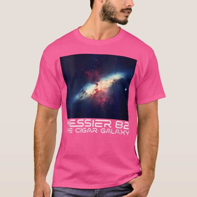 Womens M82 Cigar Galaxy Messier Object 82 Space - T Shirt (Framsida)