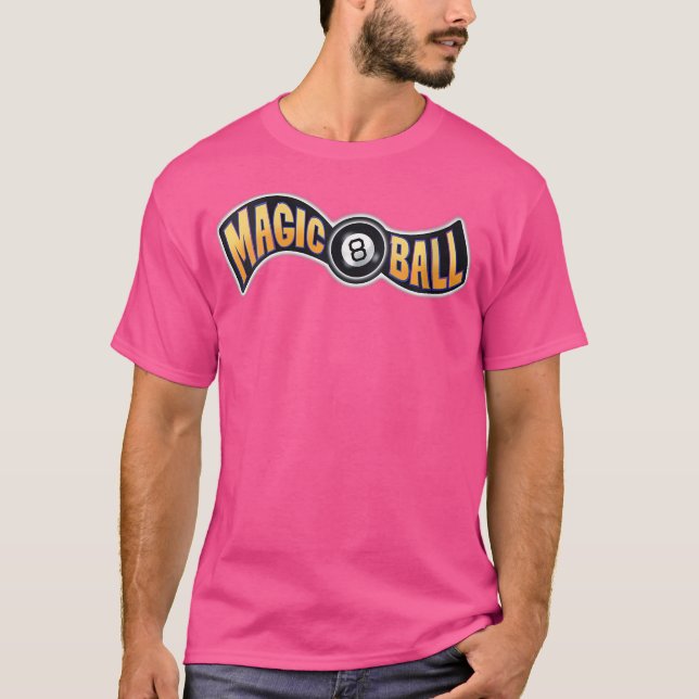 Womens Magic 8 Ball - Logo T Shirt (Framsida)