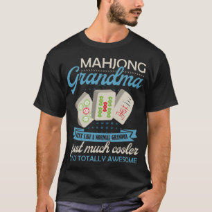 Womens Mahjong Shirt Funny Mahjong Grandma Game Mo T