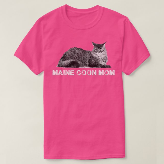 Womens Maine coon Cat Gift Kattunge, kattunge, kat T Shirt (Design framsida)
