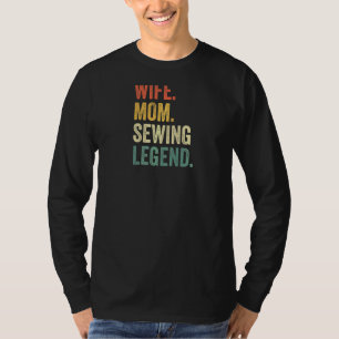 Womens Maka Mamma Sewing Legend Crochet Knitting M T Shirt