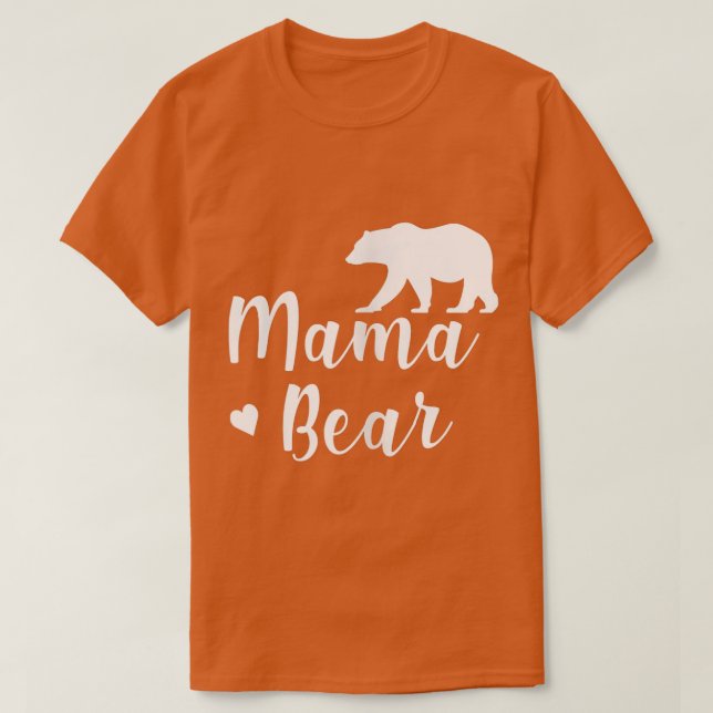 Womens Mama Bear  - 1  T Shirt (Design framsida)