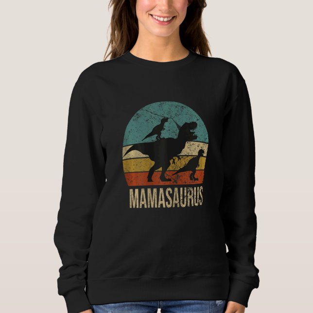 Womens Mamasaurus Rex Dinasaur Rex Mamma Mor T Shirt (Framsida)
