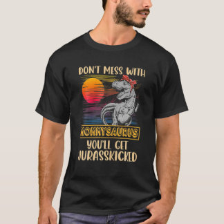 Womens Mamasaurus T Rex Dinosaurs Funny Mamma Saur Shirt