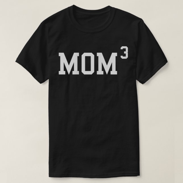 Womens Mamma3   Funny Mamma av 3 gåvor  T Shirt (Design framsida)