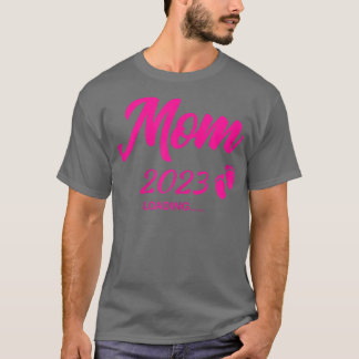 Womens Mamma 2023 Inläsning av Gravid - utmatning T Shirt
