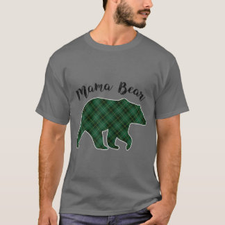 Womens Mamma Bear jul Pajama Play Buffalo Fa T Shirt