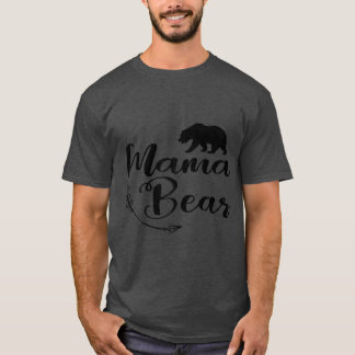 Womens Mamma Bear Mamma Life - Cute Top Gifts Boho T Shirt