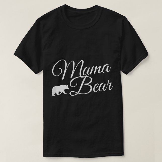 Womens Mamma Bear Momma Bear s T Shirt (Design framsida)
