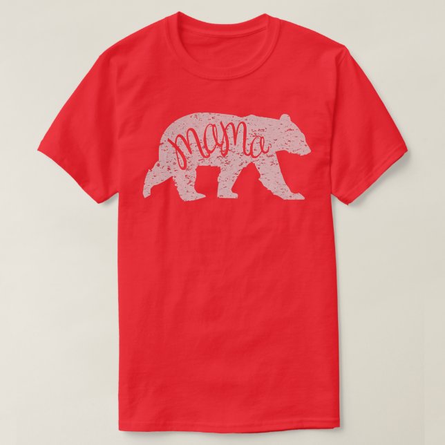 Womens Mamma Bear Shirt Graphic Tee2068 T (Design framsida)
