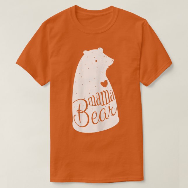 Womens Mamma Bear Shirt T (Design framsida)