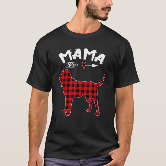 Womens Mamma Bloodhound Mamma T Shirt (Framsida)