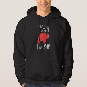 Womens Mamma Lycklig Mors dag 2022 Jag är inte Afr Hoodie