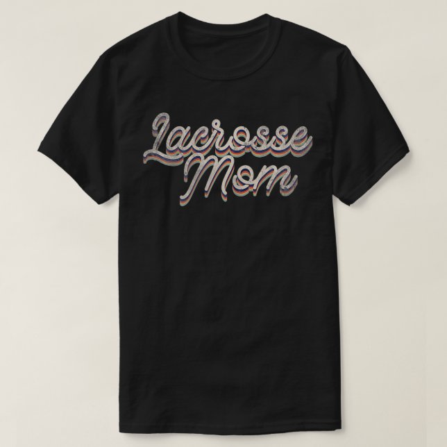 Womens Mamma Mor Lacrosse LAX Player Coach Gift T Shirt (Design framsida)