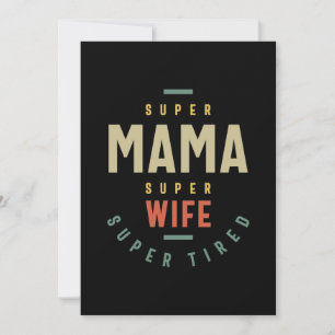 Womens Mamma Toppen Maka - Mor Gift Tack Kort