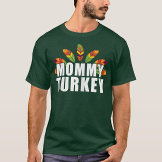 Womens Mamma Turkiet Thanksgiving Cute Thanksgivi T Shirt