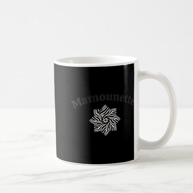 Womens Mamounette, Mommy In French, New Moms, Baby Kaffemugg (Höger)