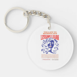 WOMEN'S MANIPULATE LESSONS LEARN ACRYLIC KEYCHAIN 