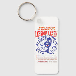 WOMEN'S MANIPULATE LESSONS LEARN KEYCHAIN  NYCKELRING