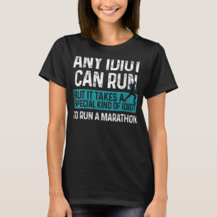 Womens Marathon Running Idiot Marathoner 26 2 Spri T Shirt