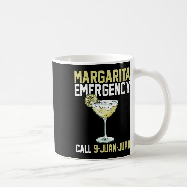 Womens Margarita Akut Call 9 Juan Funny Kaffemugg (Höger)