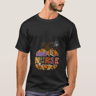 Womens MBU Nurse Stethoscope Nursing Halloween Pum T Shirt
