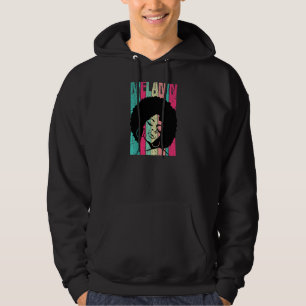 Womens Melanin Womens Blak Princess Black Pride Af Hoodie