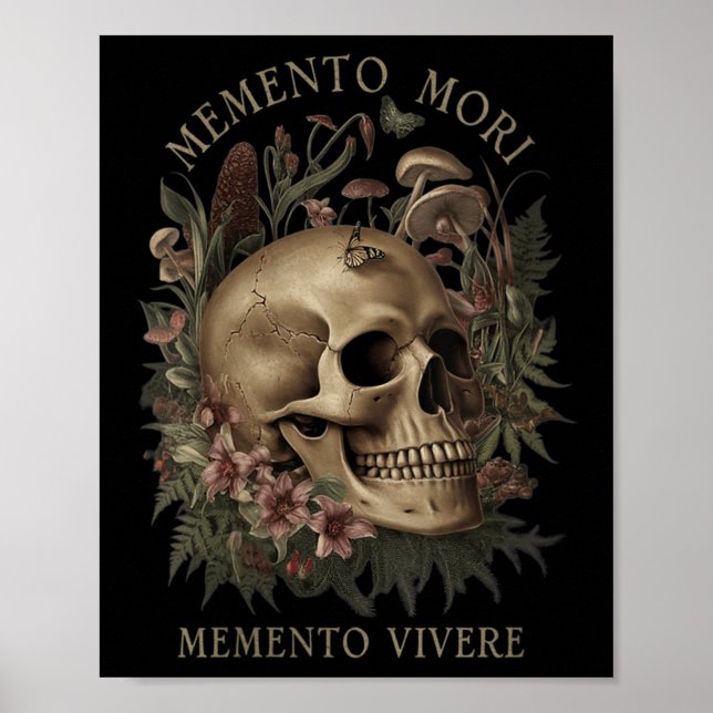 Womens Memento Mori Memento Vivere _ Philosophy &a Poster (Framsidan)