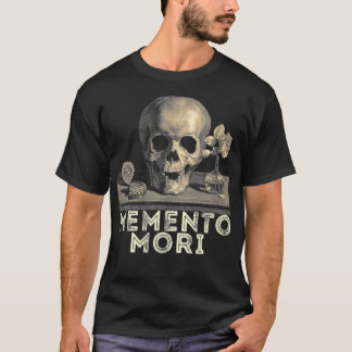 Womens Memento Mori Stoicism Philosophy Philosophe T Shirt