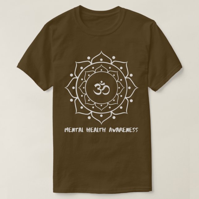 Womens Mental Health Awareness Yoga 6944 3070  T Shirt (Design framsida)