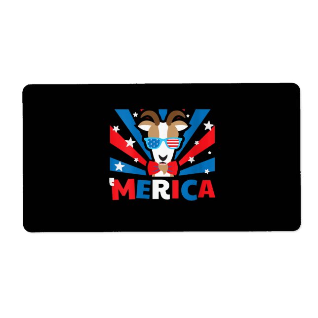 Womens Merica Goat Fraktsedel (Framsidan)