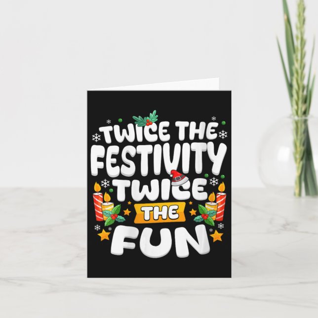 Womens Merry Birthday jul Snögubbe Julafton Bday Kort (Framsida)