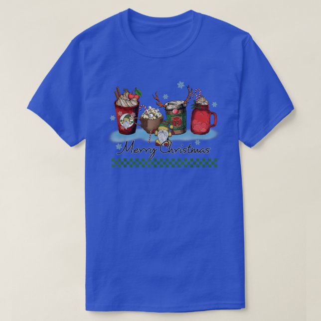 WOMENS MERRY CHRISTMAS XMAS COFFEE CUPS, CANDY AND T SHIRT (Design framsida)