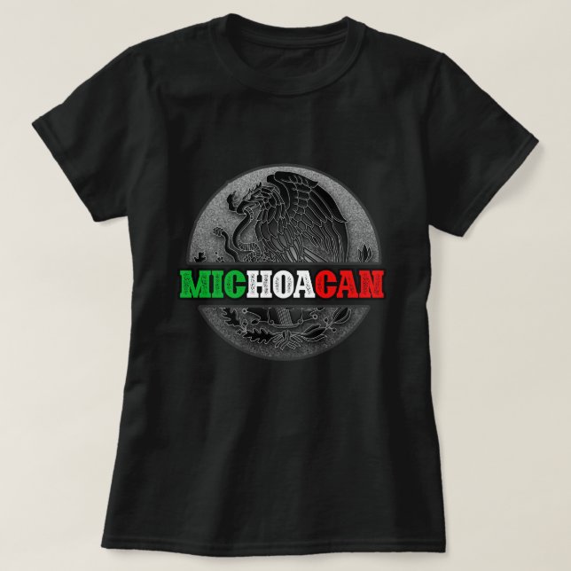 Womens Michoacan Mexico Tshirt T Shirt (Design framsida)