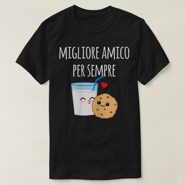 Womens Migliore Amico per Sempre T Shirt (Design framsida)