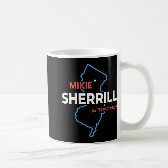 Womens Mikie Sherrill New Jersey Governor Election Kaffemugg (Höger)