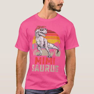 Womens Mimisaurus T Rex Dinosaur Mimi Saurus Famil Shirt