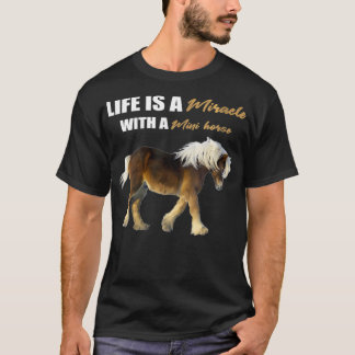 Womens Miniature Horse Mini Horse Pet Horse Lover T Shirt