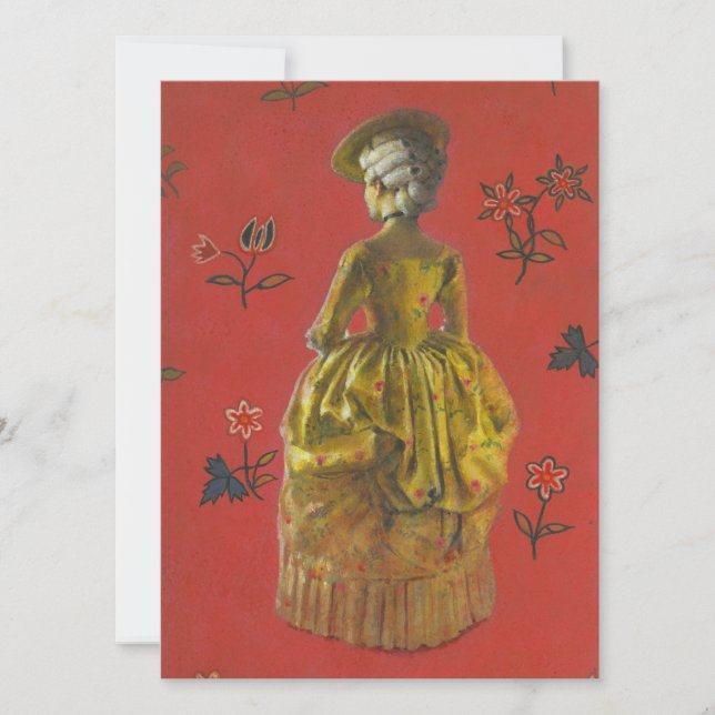 Womens Mode Illustration Inbjudan (Framsida)