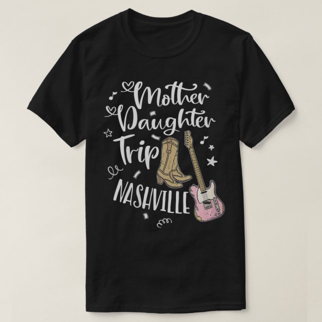 Womens Mor Dotter Resa Nashville VNeck T Shirt (Design framsida)