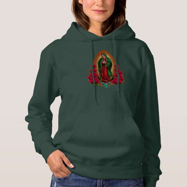 Womens Mor Madre Virgen de Guadalupe Virgin T Shirt (Framsida)
